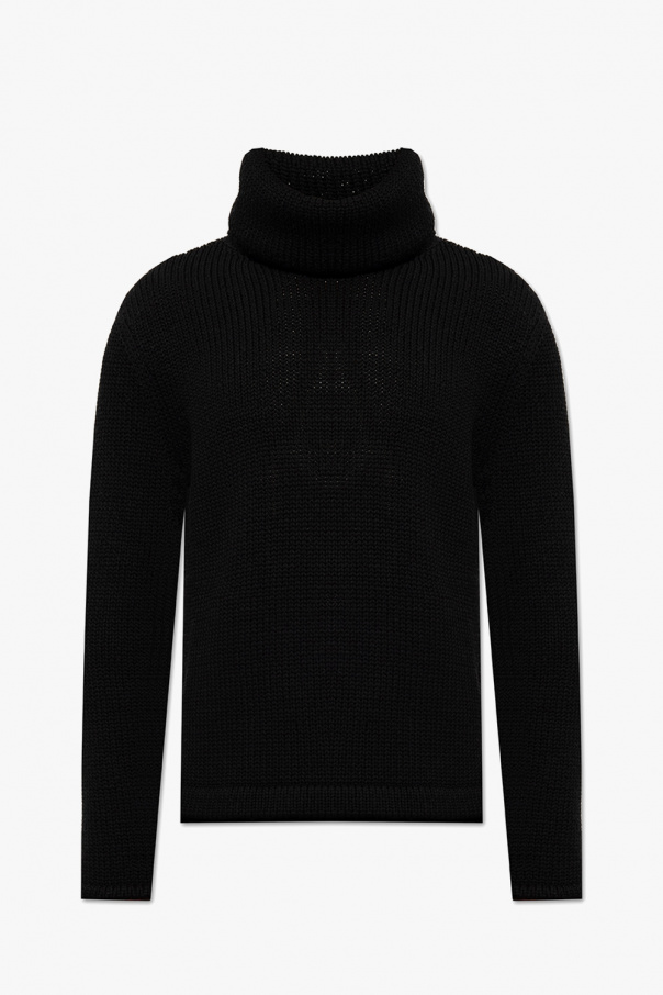 Marron Saint Laurent Autres SchaferandweinerShops NZ fitting turtleneck sweater Saint Laurent Black Loose